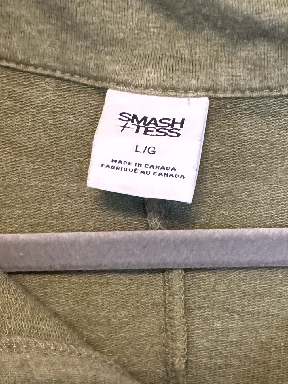 Smash + Tess Full Zip Jogger Jumpsuit Romper Olive Green - Size L - Picture 3 of 9